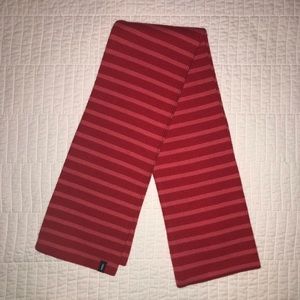 🧣 WeSC Yasin knitted red striped scarf — EUC